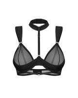 Bra with detachable choker