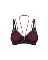 Mesh-Accented Bra