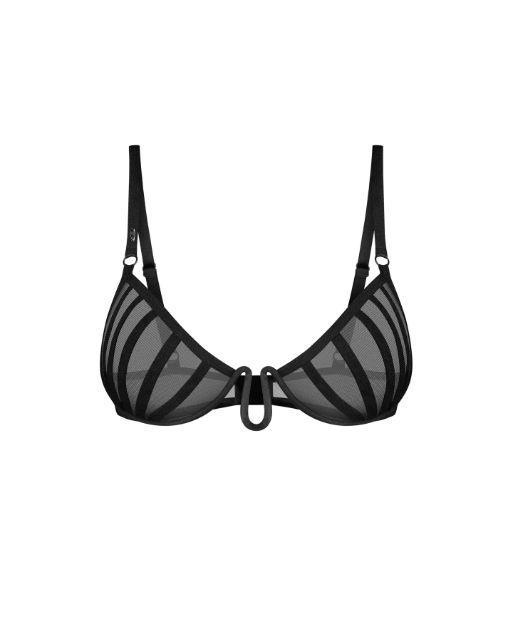 Half-bra with boning