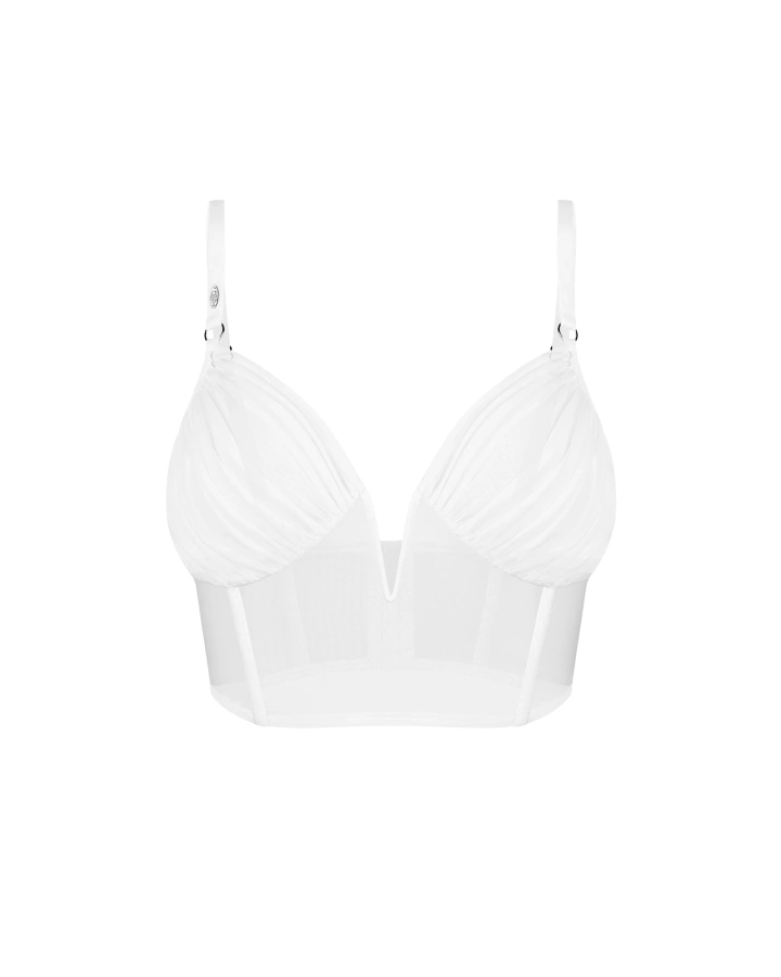 White top with boning